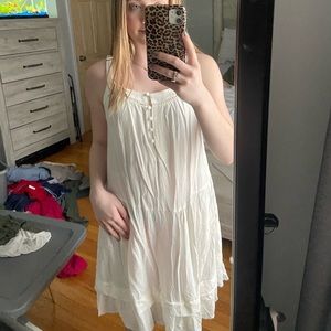 Wild Fable white midi dress size xs